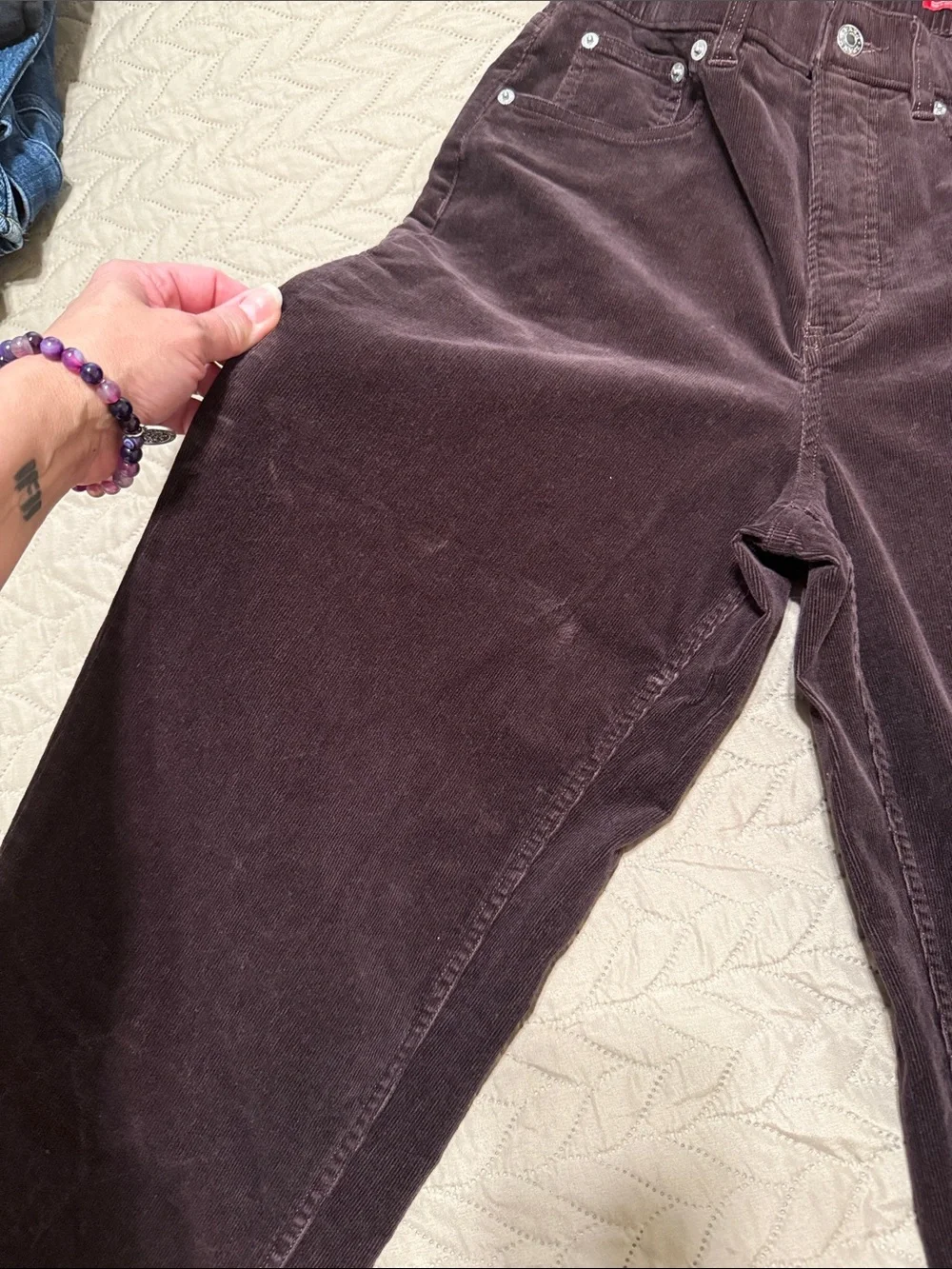 SPANX Corduroy 90s Straight Leg Jeans